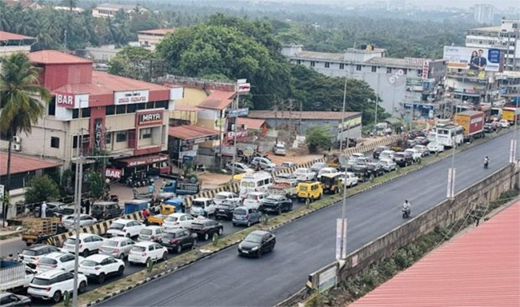 Netravathi bridge vehicle rush 